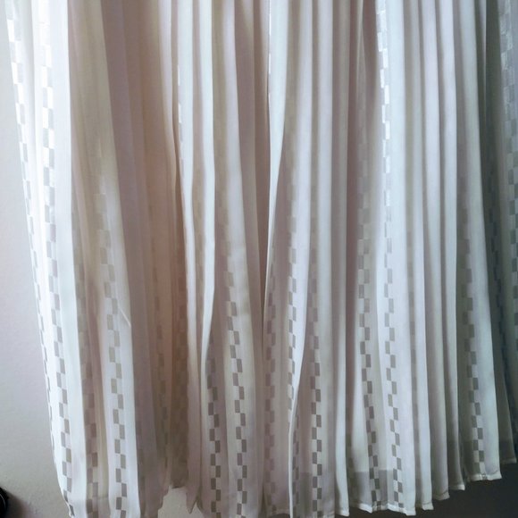 Strapless White Prom Dress Women's Sz 4 Pleated Bustier WHITE HOUSE BLACK MARKET - Picture 5 of 12